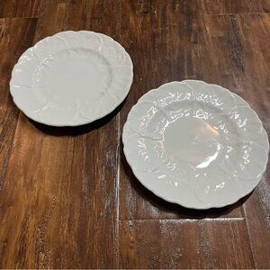 Coalport Countryware White Bread and Butter Plates